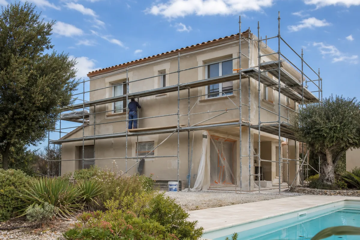 Ravalement de maisons individuelles dans l'Hérault